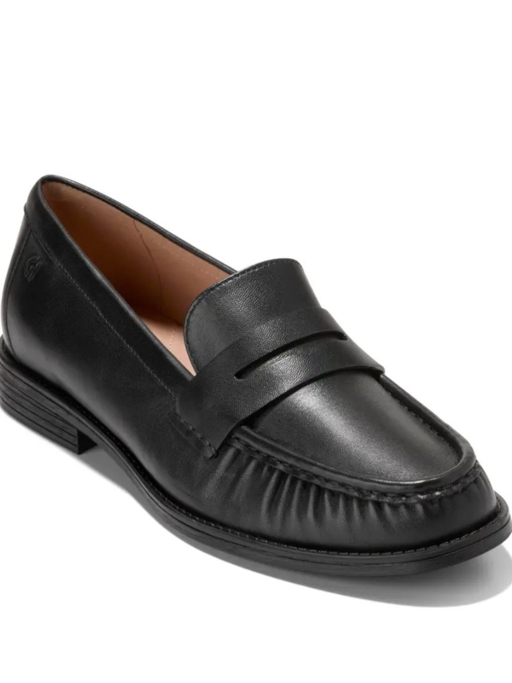 BRAND NEW IN BOX Cole Haan Stassi Penny Loafer Black Leather Size 6.5